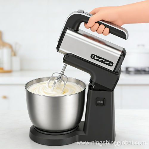 3.5L 3in1 Portable Hand Mixer with Bowl